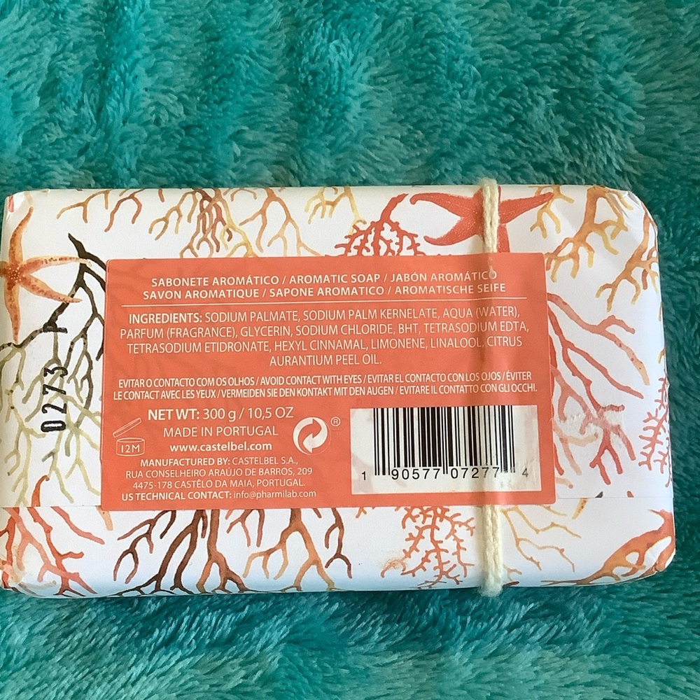 Casa Dos Aromas Scented Grapefruit Mandarin Large NWT 10.5 oz Soap Artisan Bar - Picture 7 of 11